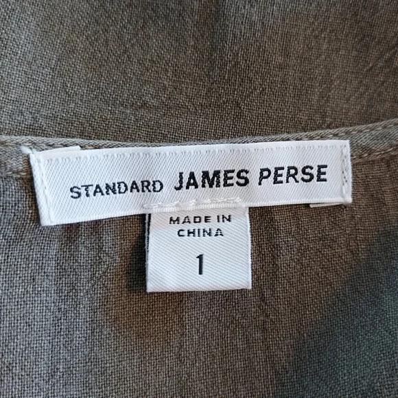 James Perse Olive Green Casual Top Size 1 - Picture 11 of 14